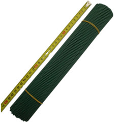 No. 2 flower pole 30CM long plastic covered flower pole wire mesh flower simulation flower paper flower ribbon rose flower branch factory direct sale