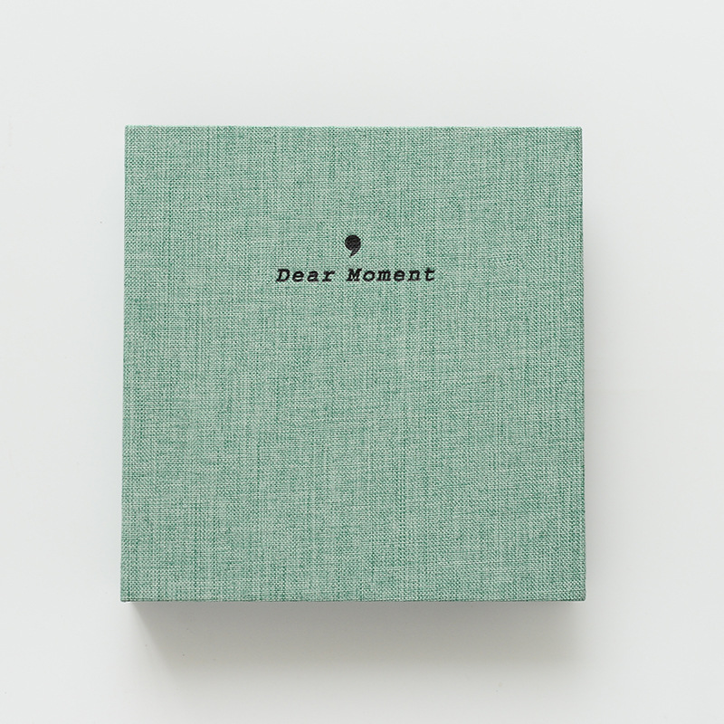 Al por mayor elegante de algodón y lino de hojas sueltas álbum de PP álbum de cine boleto de almacenamiento postal de 3 pulgadas de 5 pulgadas