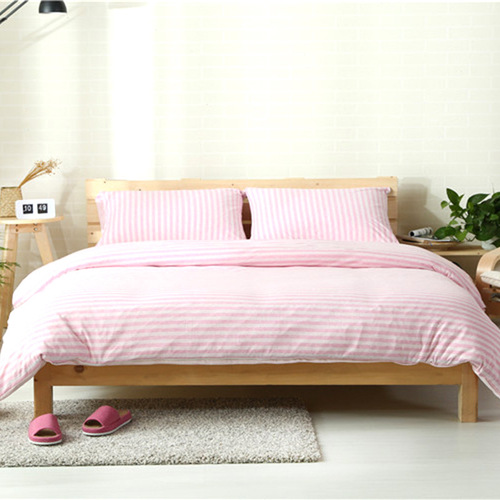 Class A Tianzhu cotton quilt cover Japanese knitted cotton striped quilt cover single product bedding single and double wholesale