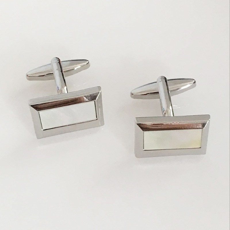 Dongguan cufflinks in stock supply gray opal gem cufflinks cufflinks French style shirt men's cufflinks