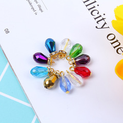 Water Droplet Circle Pen Holder 8 Water Droplet Phone Charm New Clothing Accessory Wedding Earring Accessory