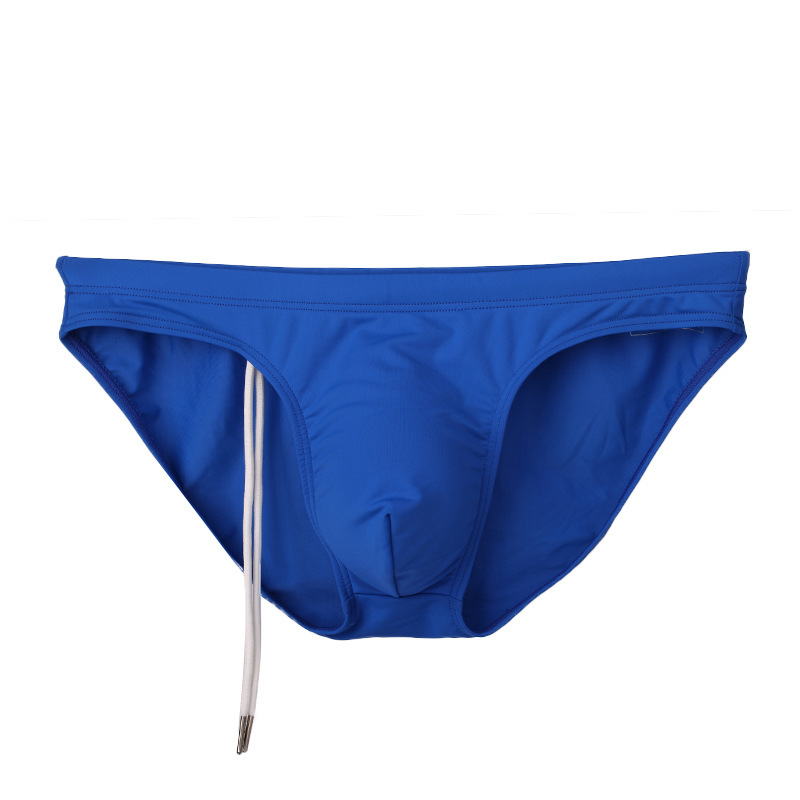 Men's white underwear nylon stretch high quality men's briefs high-grade tether triangle swimming trunks LR1156