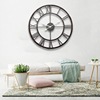 Retro pocket watch, industrial creative decorations for living room, American style, simple and elegant design