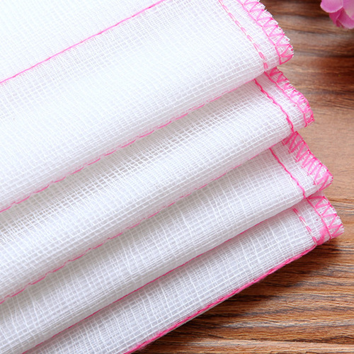Kitchen fiber water absorbent non-stick dishwashing cloth cleaning rag dishwashing towel bulkScrubbing pad wholesale