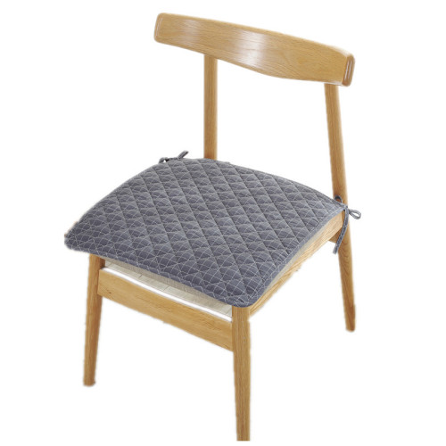Pujiangjiajiacool cotton plaid chair cushion square simple Japanese style office chair cushion cross-border wholesale