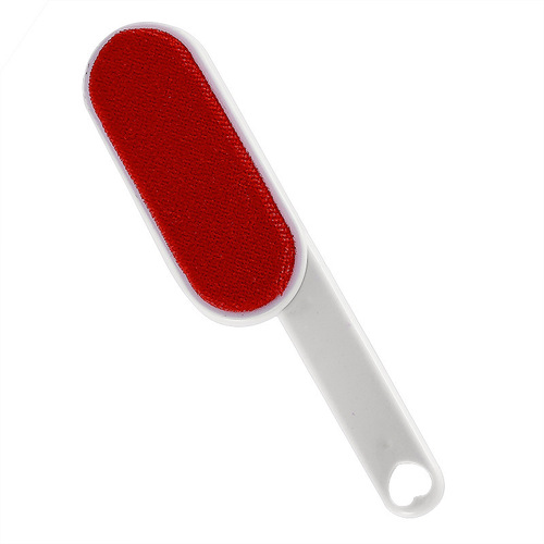 Manufacturer clothes lint-sticking electrostatic brush dry cleaning brush white double-sided rotatable coat dust removal brush lint removal brush T