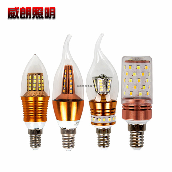 LED candlelight 5W candle lamp E14 snail mouth foam stretch tail…
