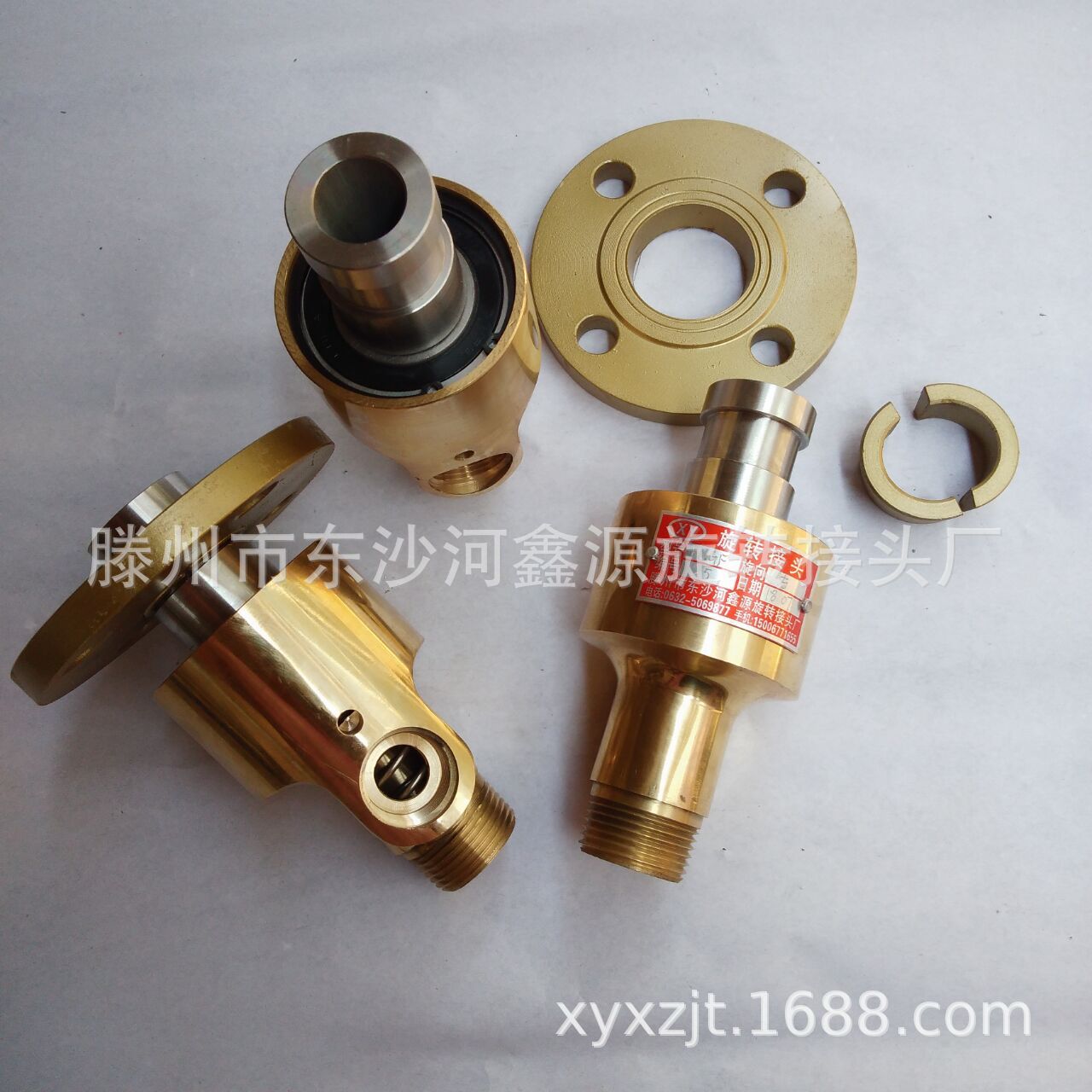 厂家批发黄铜热水高压旋转接头 支持异性旋转接头配件