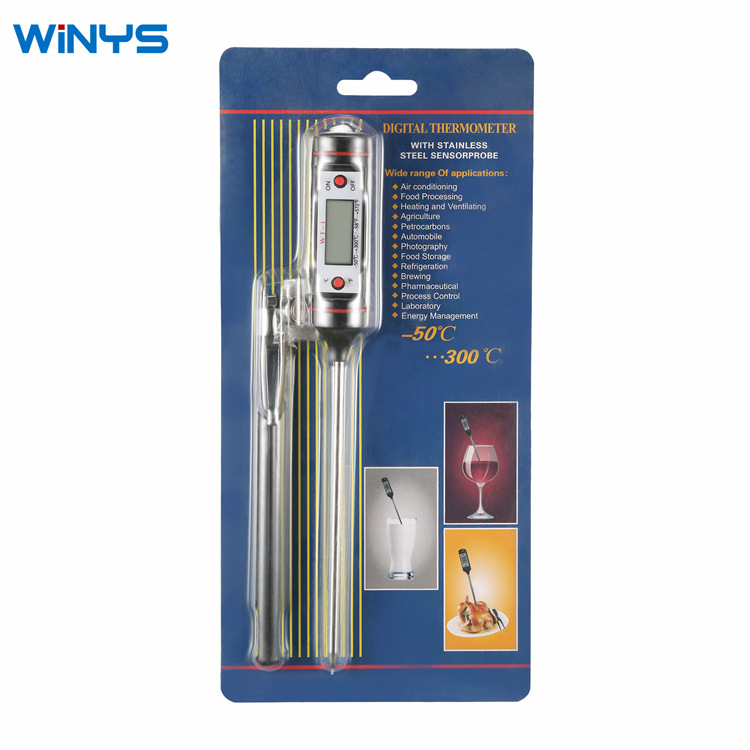 WT-1 食品厨房笔式烘培温度计电子数显液体烧烤探针油温计水温计