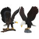 Cross-border simulation bird bird model ornaments toy bald eagle owl eagle wild animal raptor outfit
