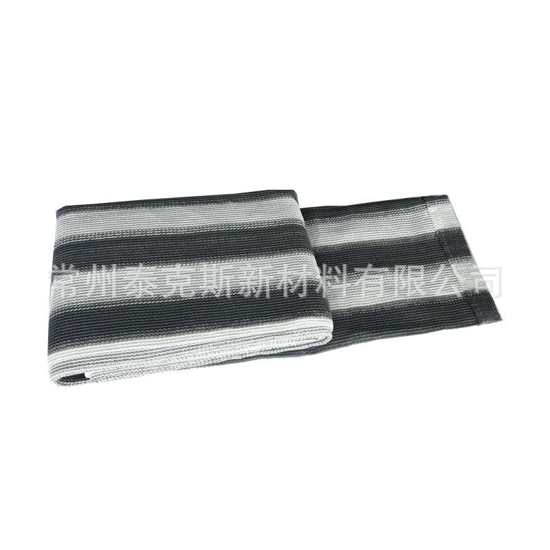 BSICI厂家 聚乙烯遮阳网 绿白条彩条网阳台网 围栏网 防晒遮阳网