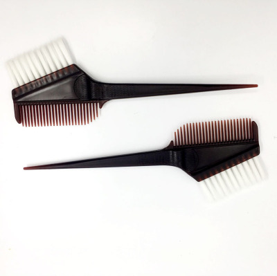 supply and marketing Hairdressing Hot Oil brush Barber Shop Soft fur Hot Oil comb beauty salon two sides Straight Hair comb Color
