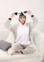 秋冬连体男女卡通家居服