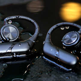 6级防水TWS耳挂式无线蓝牙耳机5.0双边立体声低功耗超长待机私模