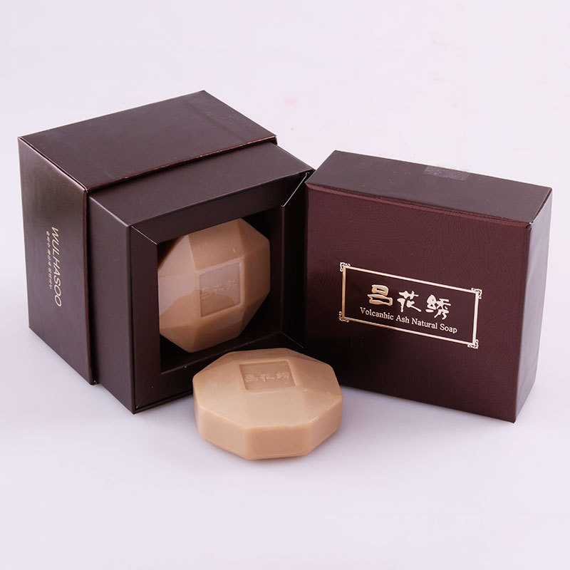 Handmade Volcanic Clay Soap Gift Box 300g Cleansing Skincare Facial Soap Wholesale Teacher's Day Gift