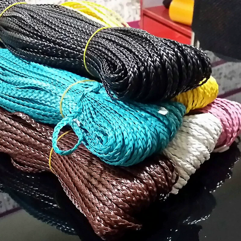 Поставки производителя, ремень из искусственной кожи, плетеная веревка, плоская веревка, круглая веревка, кожаная строчка, плетеная веревка из суперволокна