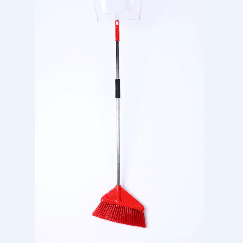 Plastic wire broom lengthened stainless handle broom frosted sponge hand-catching cleaning tools department store dustpan factory wholesale