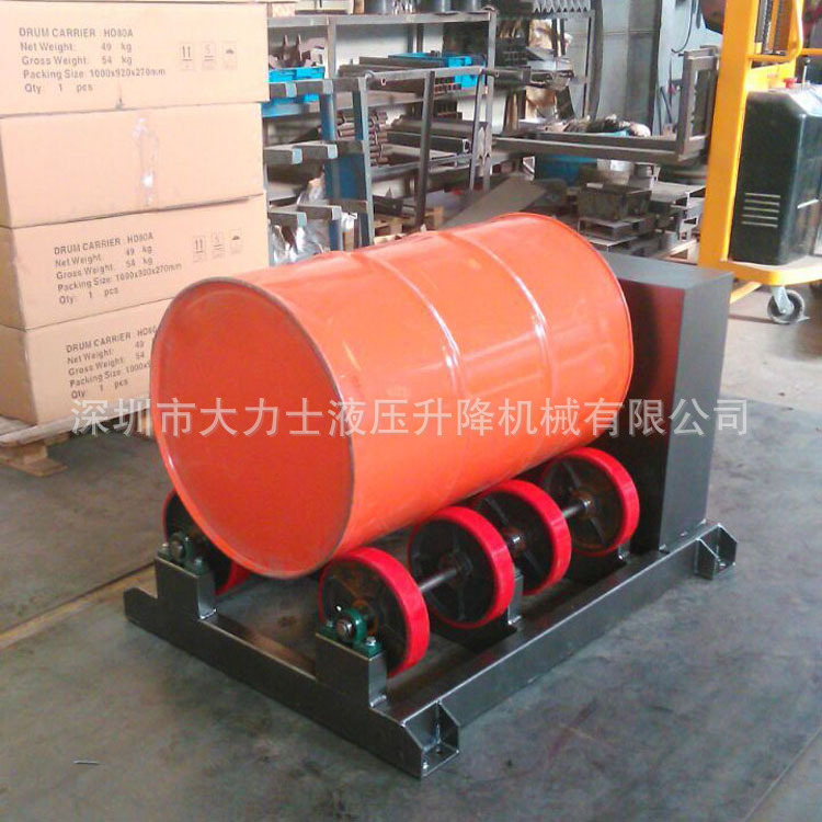 304材质油桶翻转器不锈钢油桶旋转器单桶搅拌器防爆滚动机