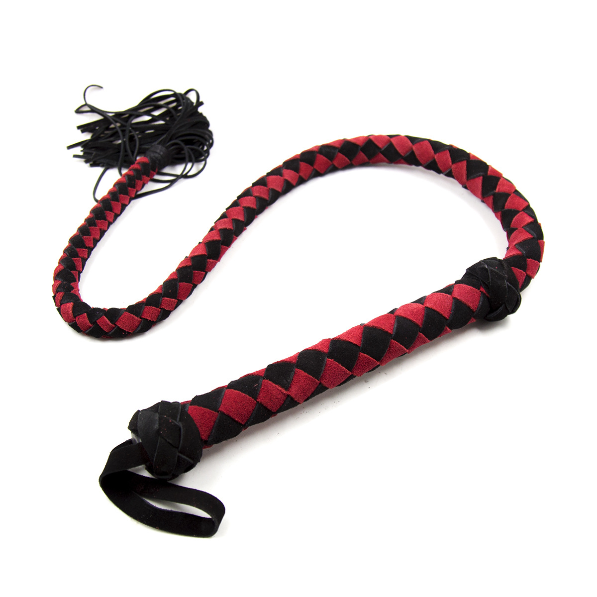 Juguetes sexuales, látigo largo de cuero con forma de serpiente, juguete alternativo trenzado de mano, látigo de entrenamiento, accesorios para prácticas SM