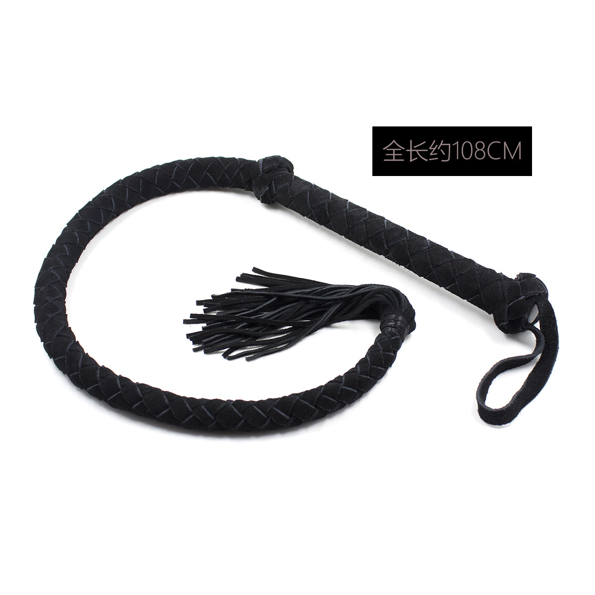 Juguetes sexuales, látigo largo de cuero con forma de serpiente, juguete alternativo trenzado de mano, látigo de entrenamiento, accesorios para prácticas SM