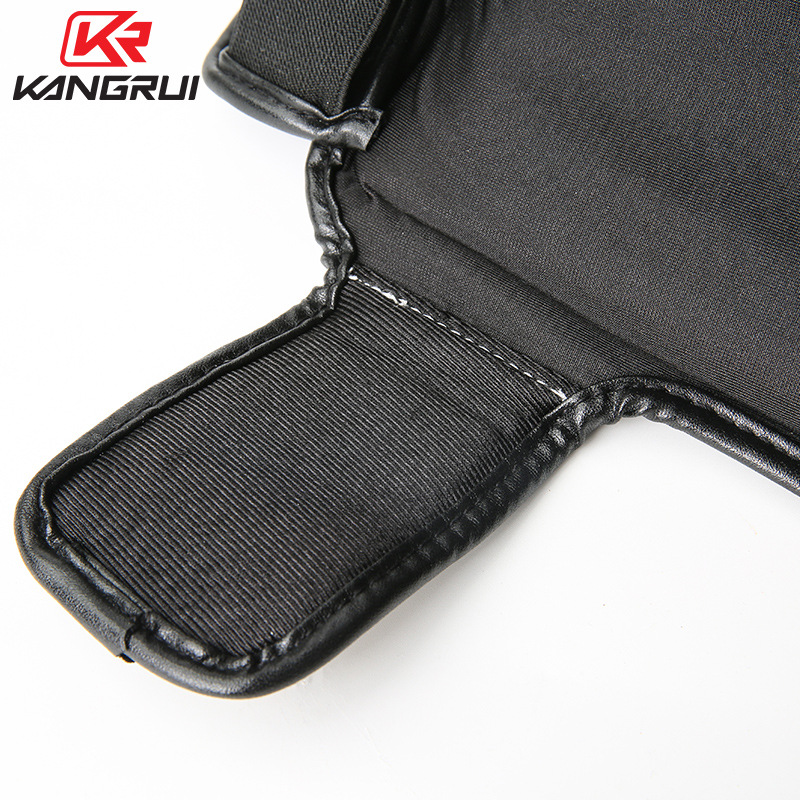 Protección de piernas de Muay Thai Sanda transfronteriza lucha contra el equipo de protección de la pantorrilla de una pieza con empeñe taekwondo libre PROTECCIÓN DE LA espinillera