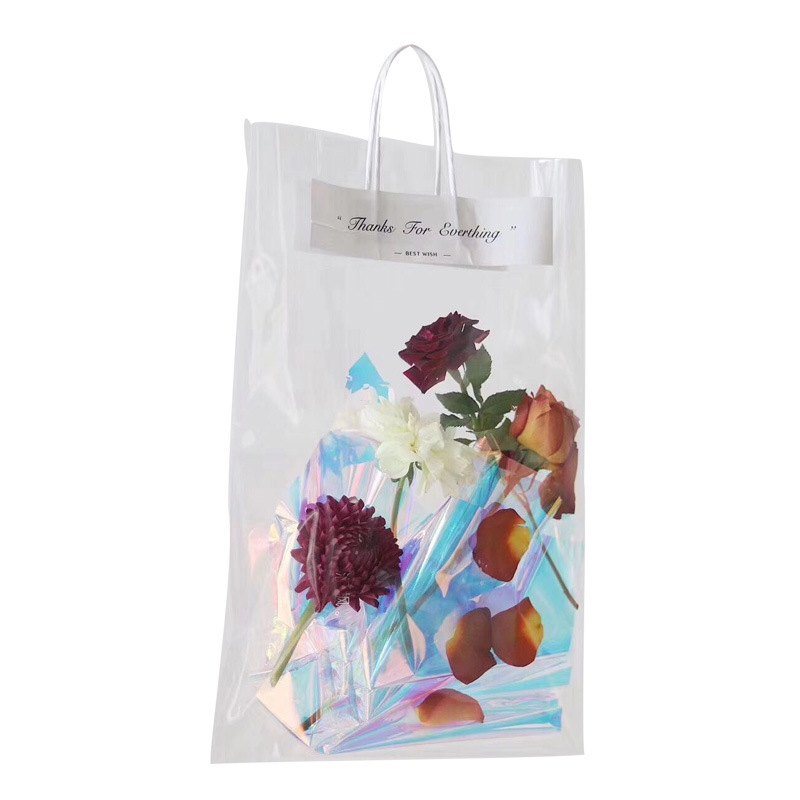 Internet celebridad transparente bolso ins flores individuales bolsa de embalaje ramo transparente PVC bolso multi-regalo bolsa image 6