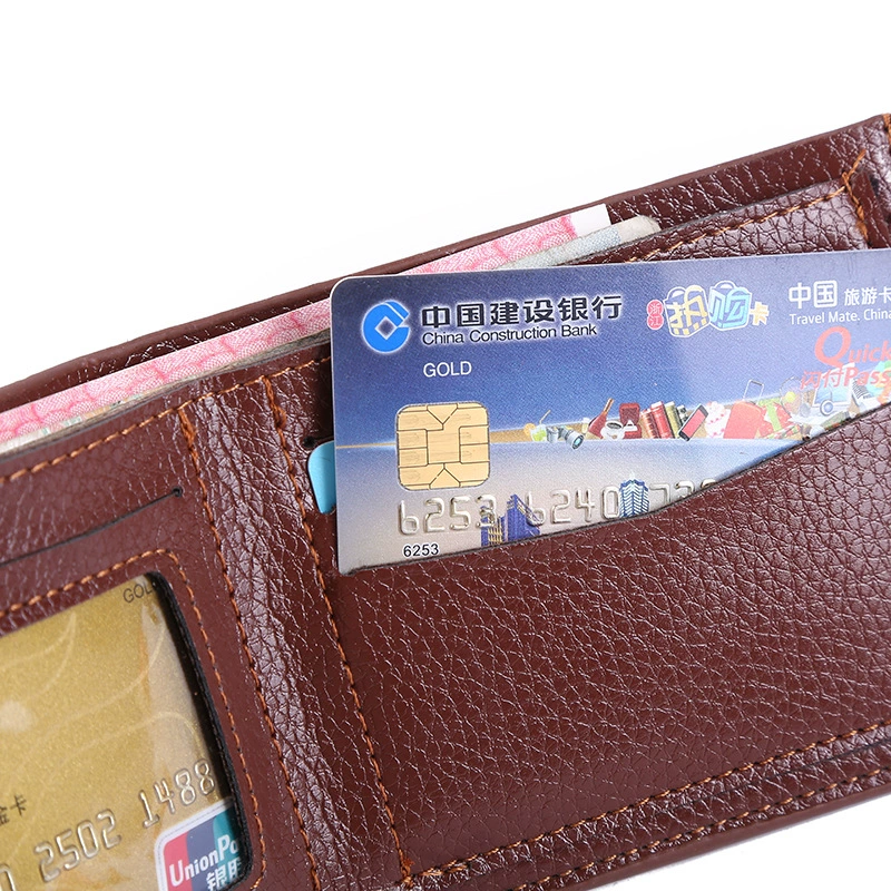 ( торгівля), короткийWallet из полиуретана, мужской держатель карты