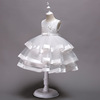 Evening dress sleevless, European style, tutu skirt