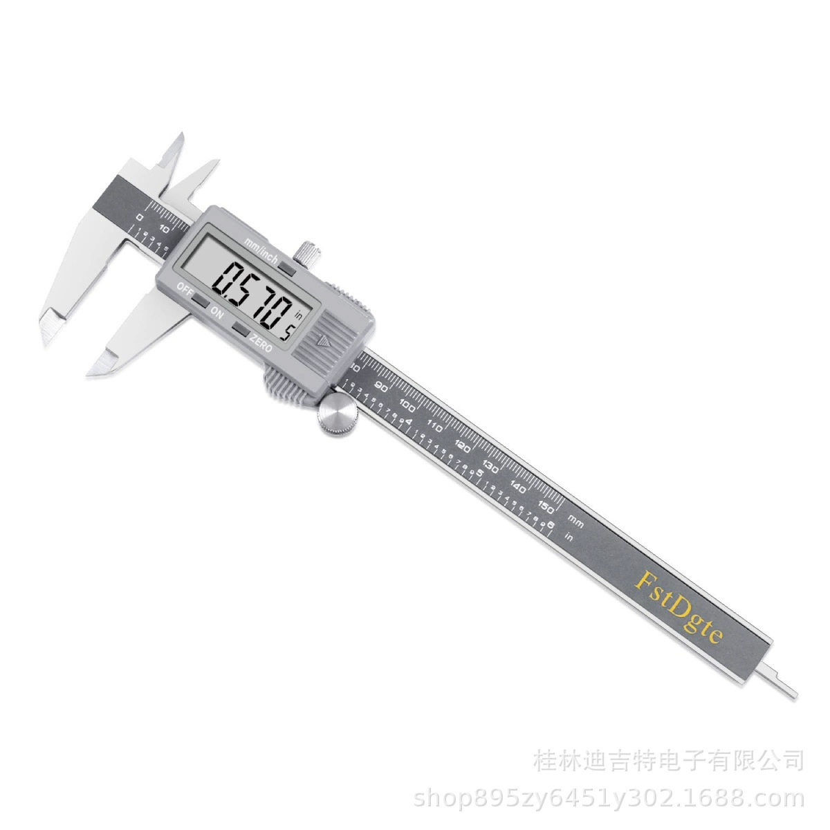 Diji Профессиональный цифровой штангенциркуль из нержавеющей стали 0-150 мм Цифровой штангенциркуль Электронный штангенциркуль