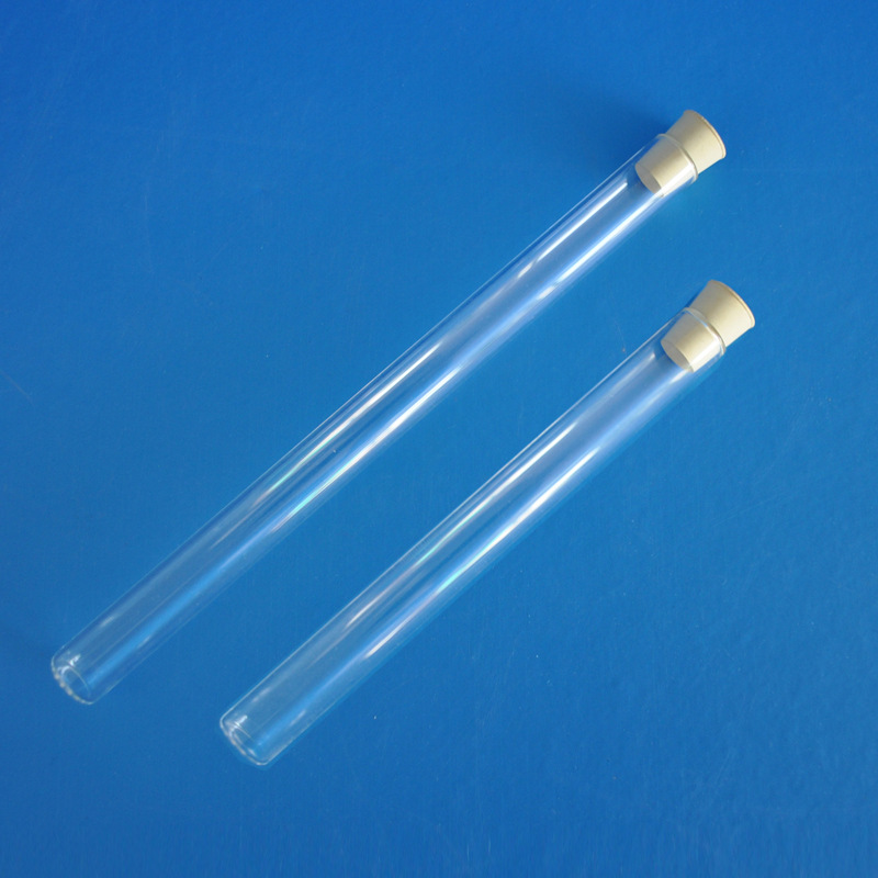 含橡胶塞平底玻璃试管外径12/13/15/18/20/25/30mm玻璃管