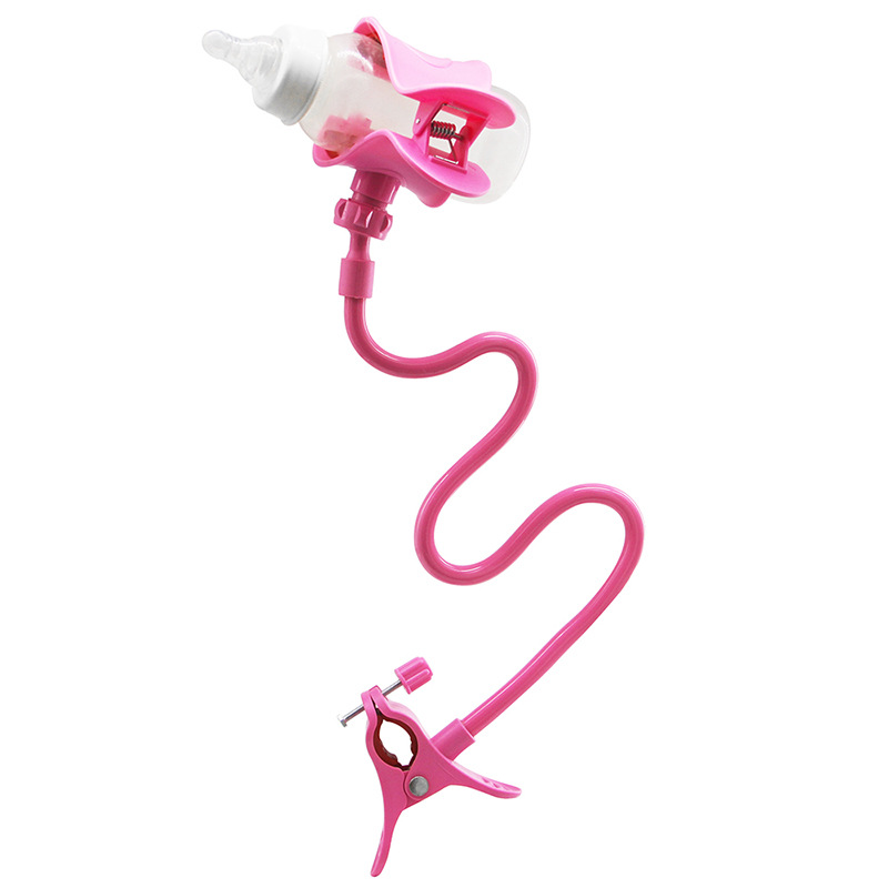 Bebé leche para beber artefacto soporte de alimentación automática clip de biberón cochecito recién nacido lactancia soporte estable