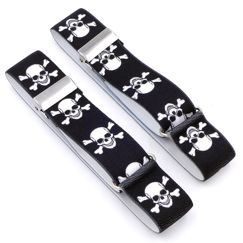 Black bottom skull
