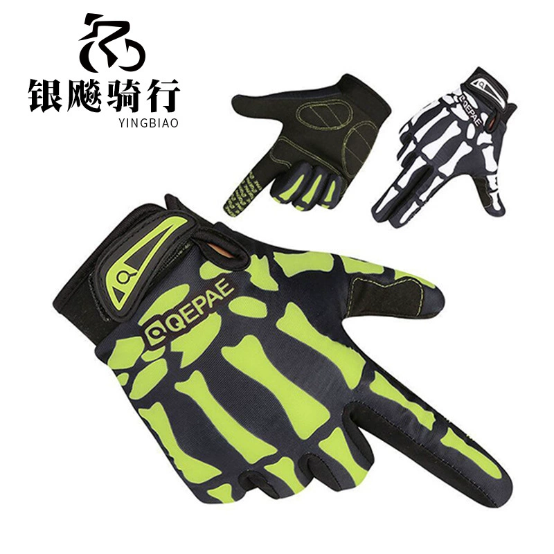 Велосипедные перчатки Зимние перчатки для верховой езды на мотоцикле Противоударный Chipper Вязаные велосипедные перчатки Снаряжение для верховой езды