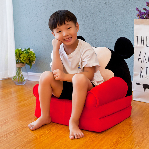 Double-layer folding children's cartoon sofa