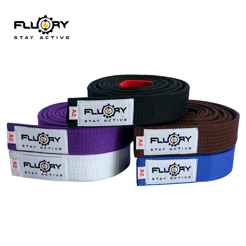 FLUORY fire barrier Brazilian Jiu-Jitsu belt Professional Jiu-Jitsu clothing Jiu-Jitsu belt boys and girls primary judo belt