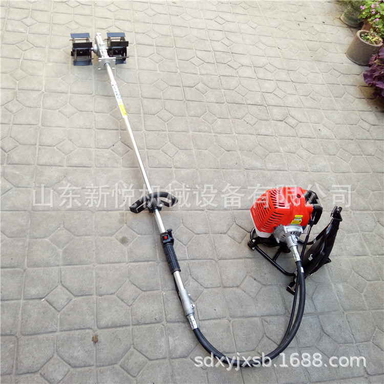 家用便携式锄地机 果园小型汽油除草机 背负式大棚旋耕机价格