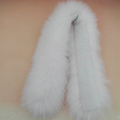 首单包邮狐狸毛领纺织辅料真毛羽绒服棉衣派克服配饰狐狸毛领子|ms