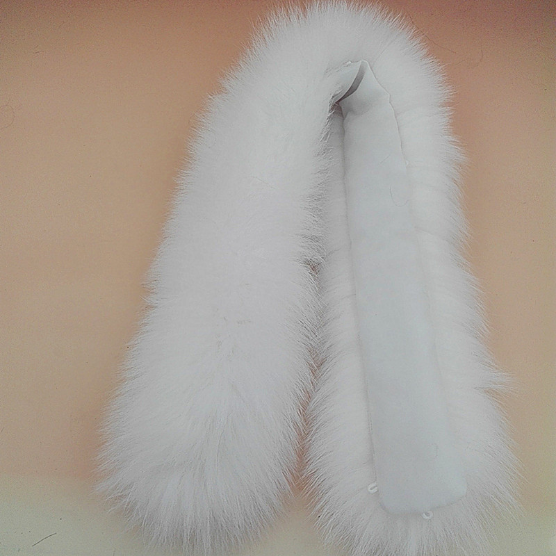 首单包邮狐狸毛领纺织辅料真毛羽绒服棉衣派克服配饰狐狸毛领子|ms