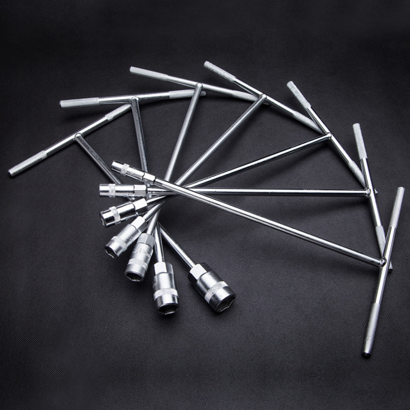 跨境批发丁字扳手T型扳手外六角套筒扳手汽修手动扳手汽保工具