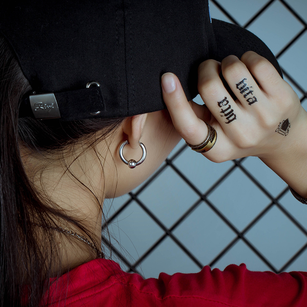 fashionable round beads hip-hop style