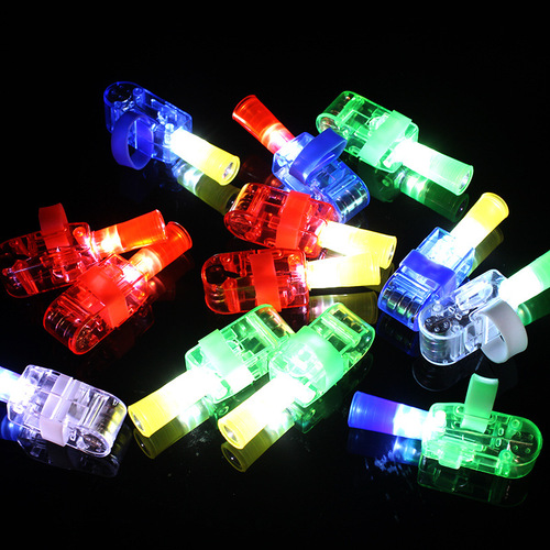 Cartoon Finger Projector Lamp Finger Lamp Ring Lamp LED Street Stall Best Selling Supply Children's Luminous Toys