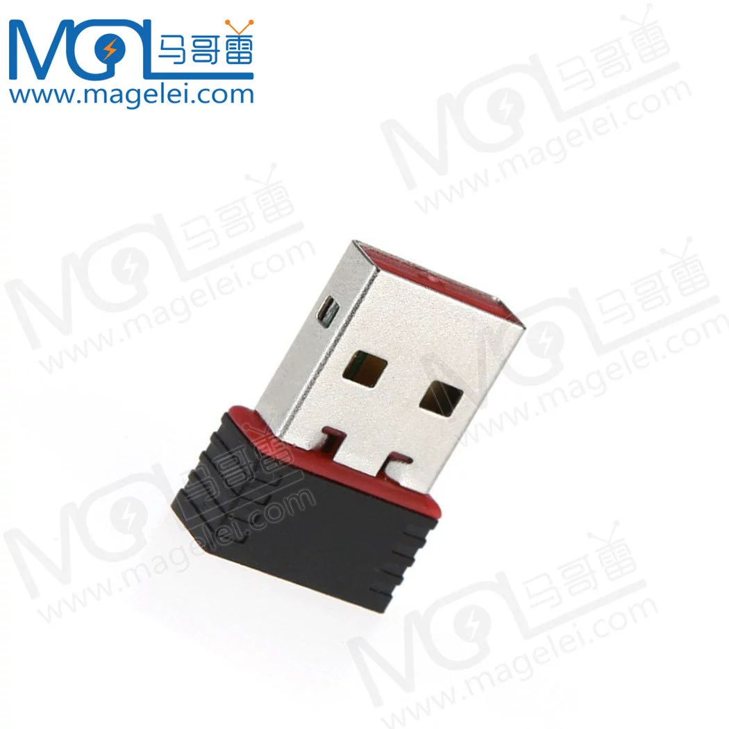 Беспроводная сетевая карта USB, мини-адаптер Wi-Fi, сетевой модуль 150М, красная окантовка