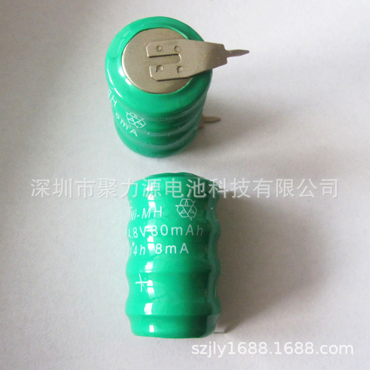 扣式镍氢电池组80MAH 4.8V设备备用电源 玩具礼品仪器仪表设备