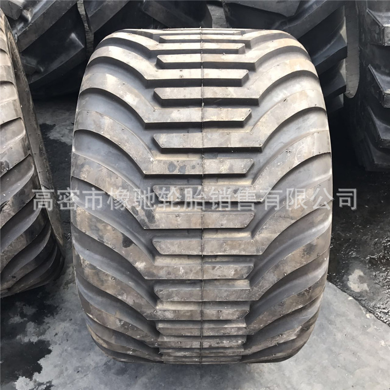 供应爱科捆草机轮胎 550/500/45-22.5 农用拖车轮胎配钢圈