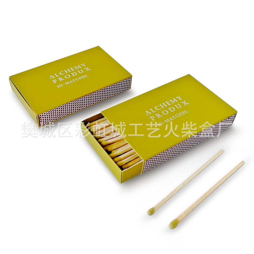 澳大利亚风格蜡烛火柴  UV烫银工艺火柴盒 彩头火柴促销