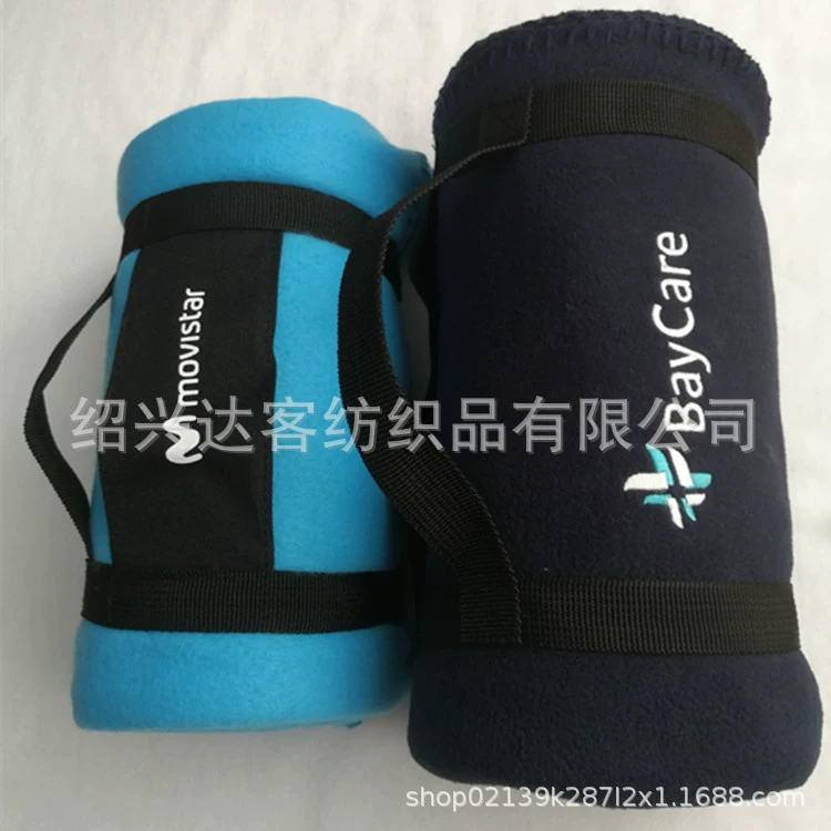 В наличии Полярное Флисовое одеяло Кондиционер Nap Blanket Полиэстер Полярный флис Двустороннее Флисовое одеяло Одеяло для пикника с логотипом