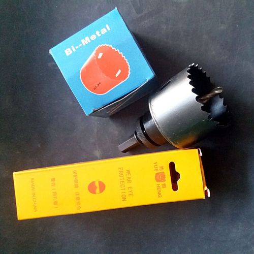 Mechanical tee galvanized pipe hole opener bimetal hole opener drill bit fire pipe hole opener