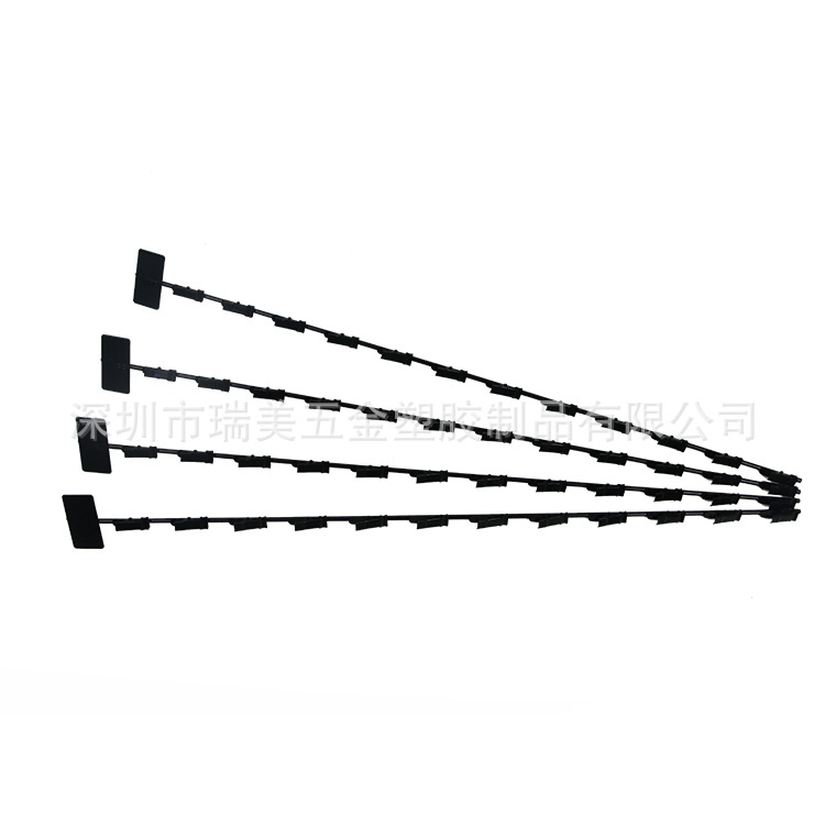 源头工厂金属挂钩架子 零食促销夹子挂条夹条 批量生产工厂展示架