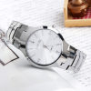 Steel watch for beloved suitable for men and women, calendar, Tungsten steel