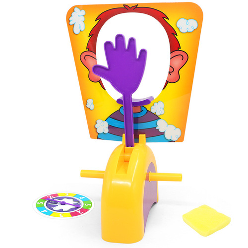 Tabletop game interactive cream slapping machine single person face slapping machine cream slapping machine fun parent-child prank toy